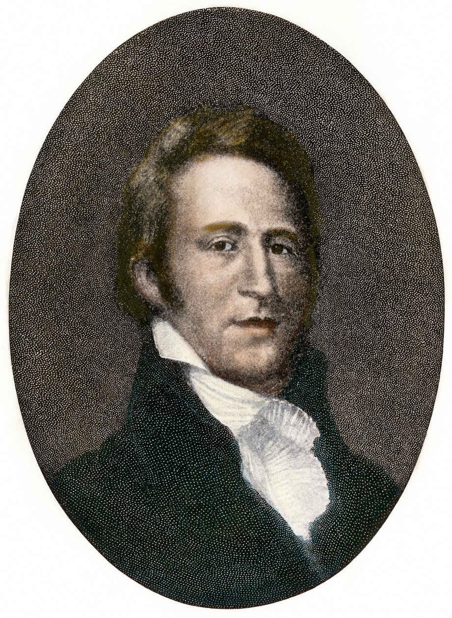 Portrét Williama Clarka (1770 - 1838), amerického badatele. od Unbekannter Künstler