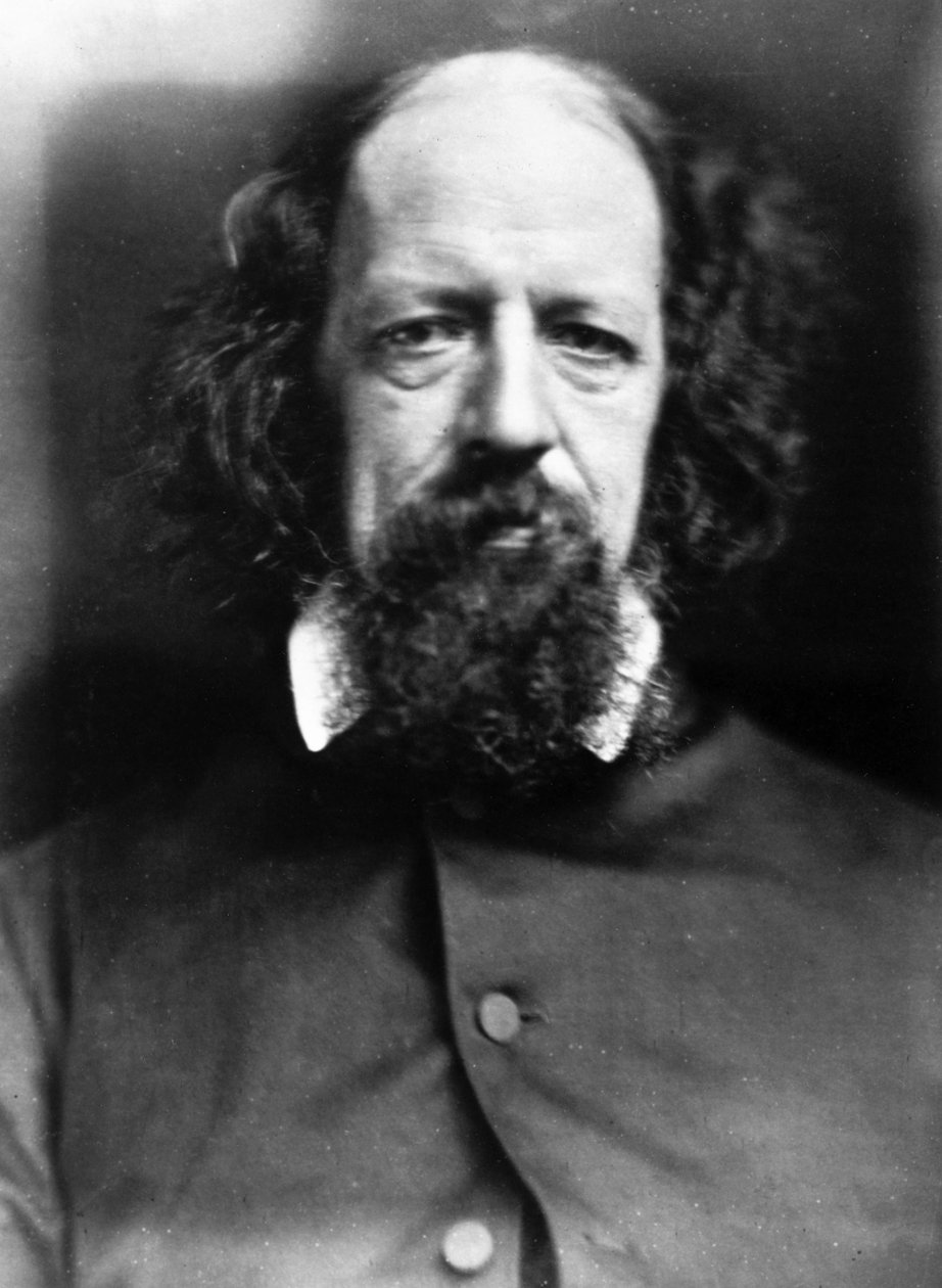 Portrét Alfreda Tennysona, c 1867 od Unbekannt