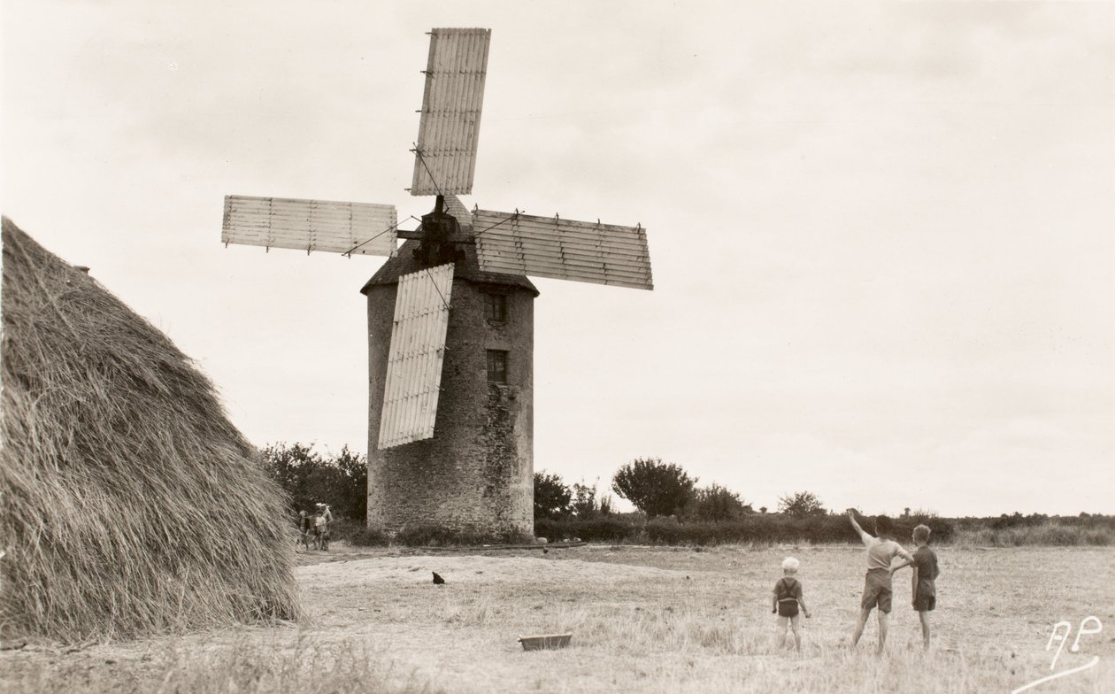 Pohlednice / Moulin de Kervoyal / Finistere / Bretaň / Francie od William M. Timlin