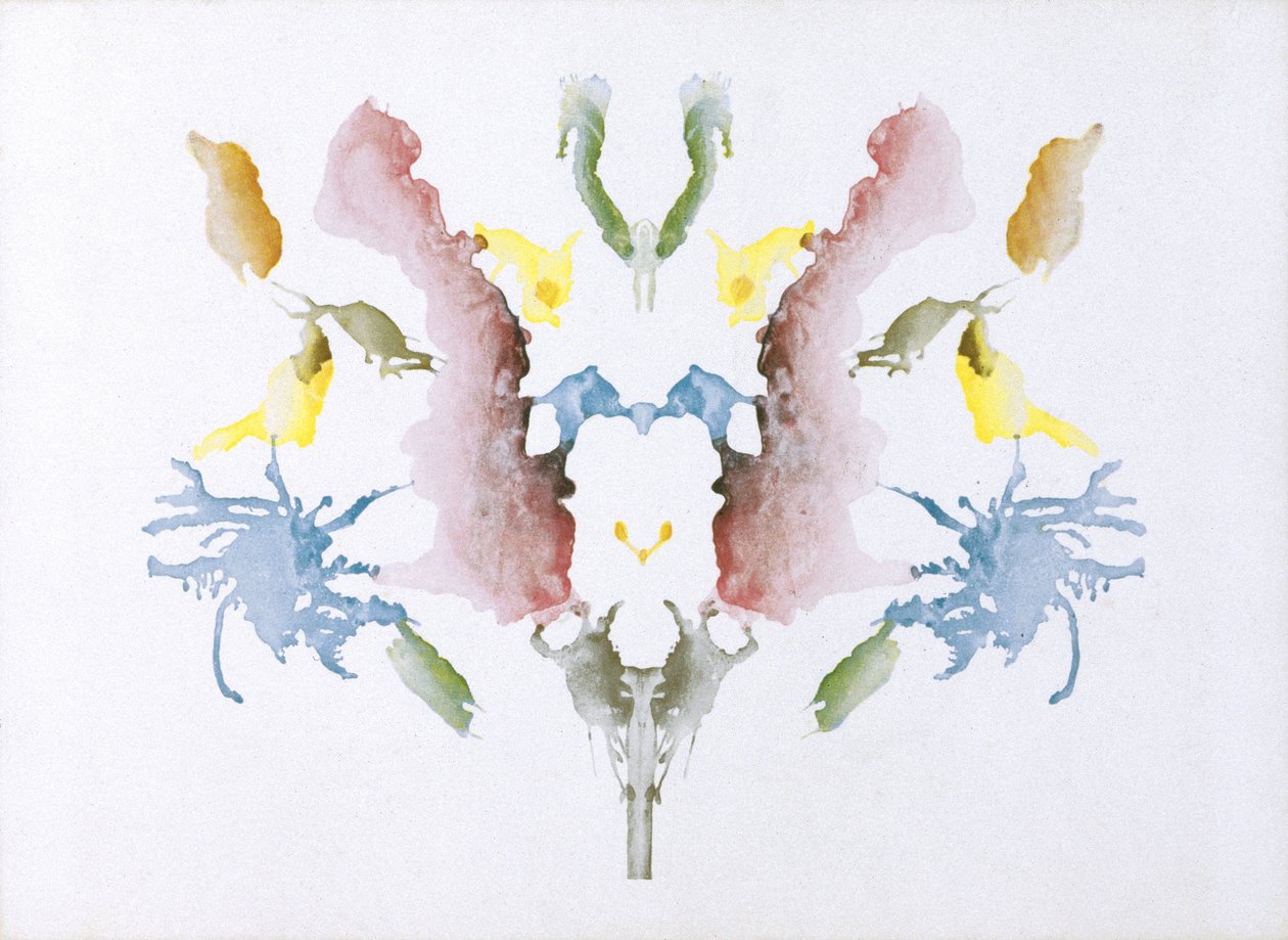 Psychologické testy Rorschachův inkoustový test od Unbekannt