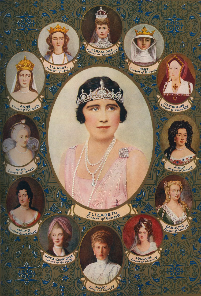 Queen Consorts korunován ve Westminsterském opatství od Unbekannter Künstler