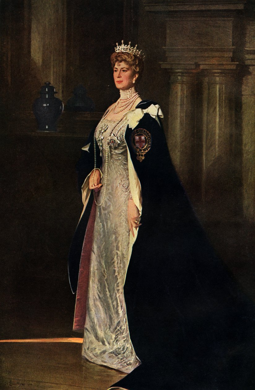 Queen Mary 1867- 1953 od Unbekannter Künstler
