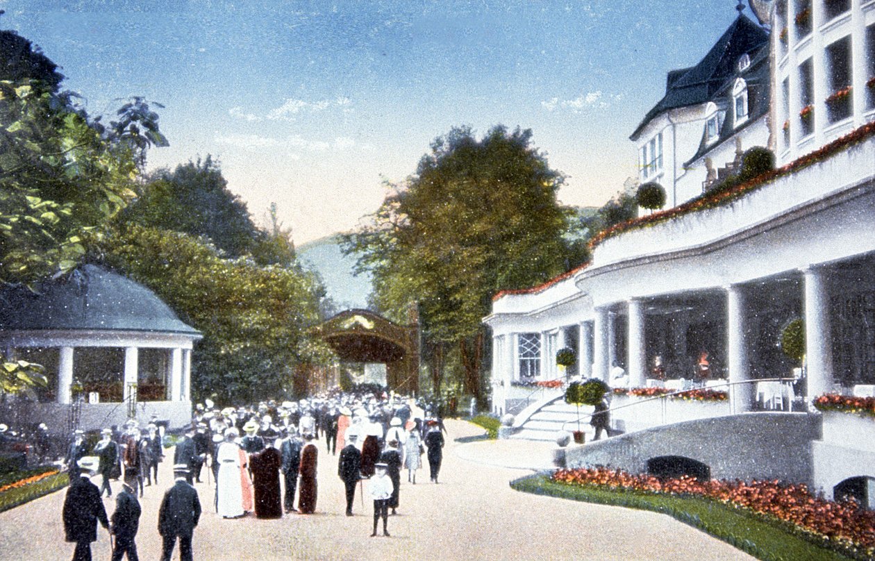 Radové lázně Kreuzbad, asi 1910 (pohlednice) od Unbekannter Künstler