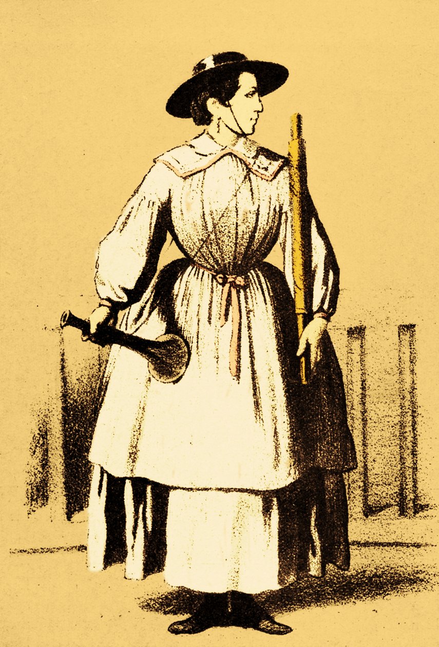 Strážce železničního přejezdu, cca 1845 od Unbekannter Künstler