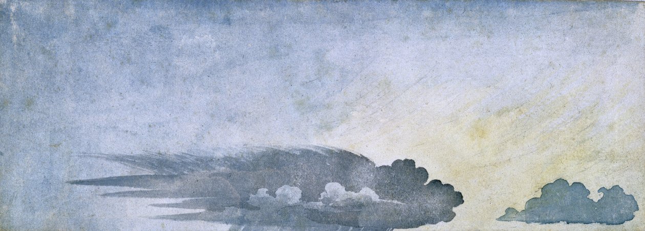 "Déšť dopadá na zem, kovadlina je roztažená", kolem roku 1803 od Unbekannter Künstler