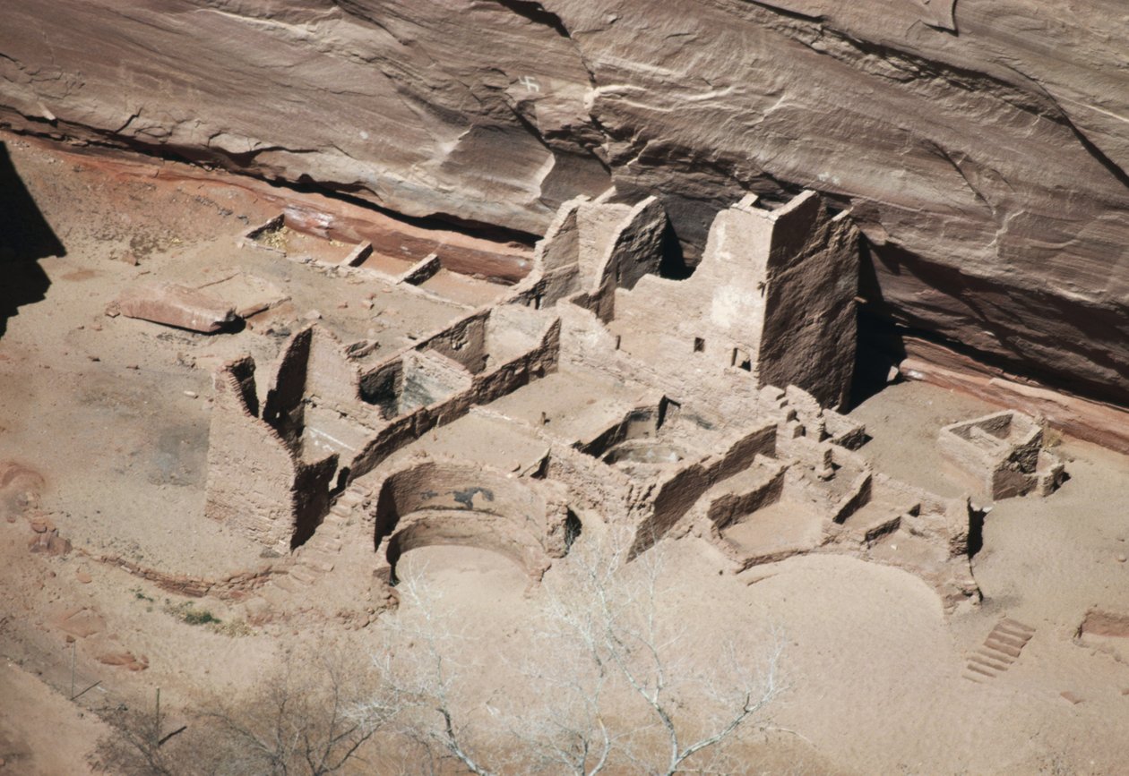 Zbytky Antelope House, Národní památník Canyon de Chelly, indiánská rezervace Navajo, Arizona, USA (foto) od Benjamin Baud