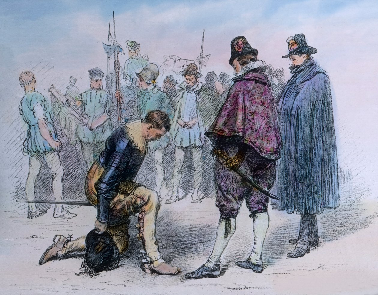 Kunnioitus Ruotsin kuninkaalle Gustav Adolfille od Unbekannter Künstler