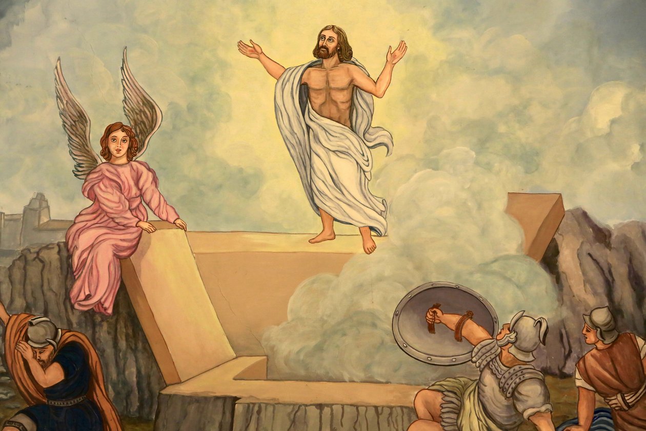 Vzkříšení Krista, Eglise Saint-André, Domancy (foto) od Unbekannter Künstler