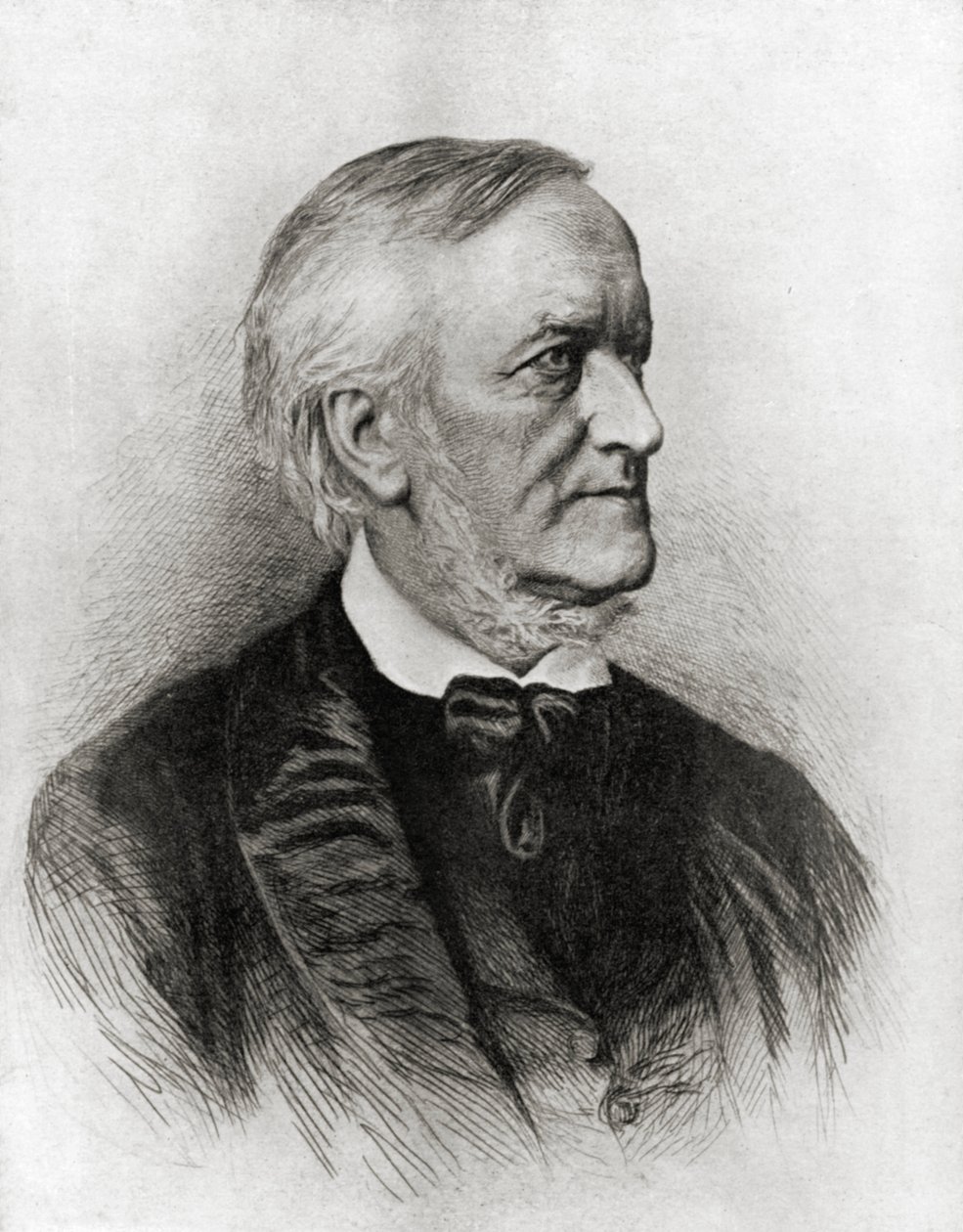 Richard Wagner - profil od Unbekannt