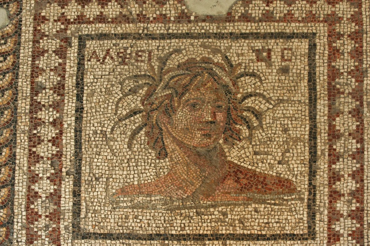 Mosaic River Gods, z Daphne, Turecko od Unbekannt