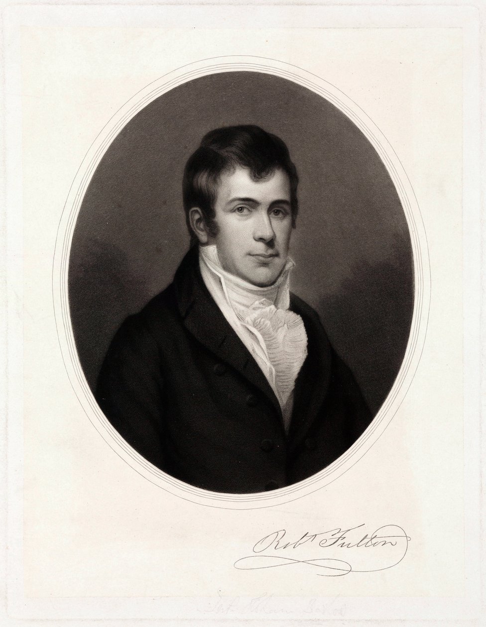 Robert Fulton, americký vynálezce, c 1800 od Unbekannt