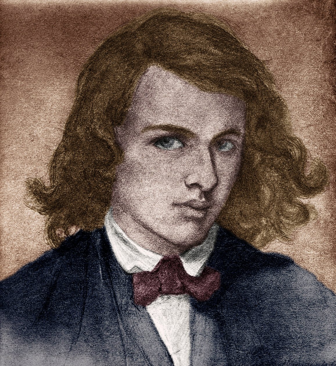 Rossetti, Dante Gabriel nebo Gabriel Charles Dante Rossetti - anglický básník, malíř a překladatel 1828-1882. Autoportrét v mládí. od Unbekannter Künstler