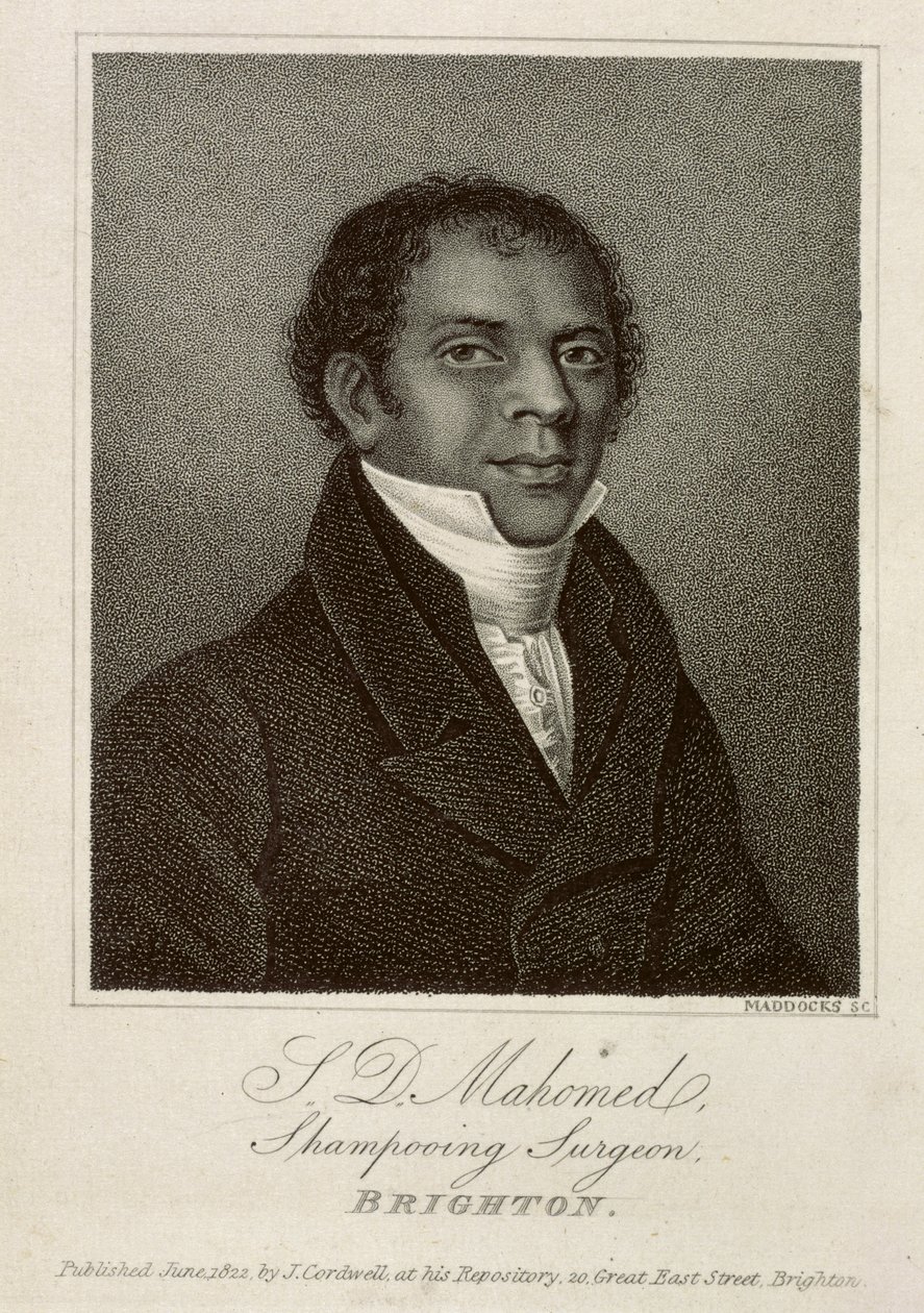 S.D. Mahomed, šamponující chirurg, Brighton 1826 od Unbekannter Künstler