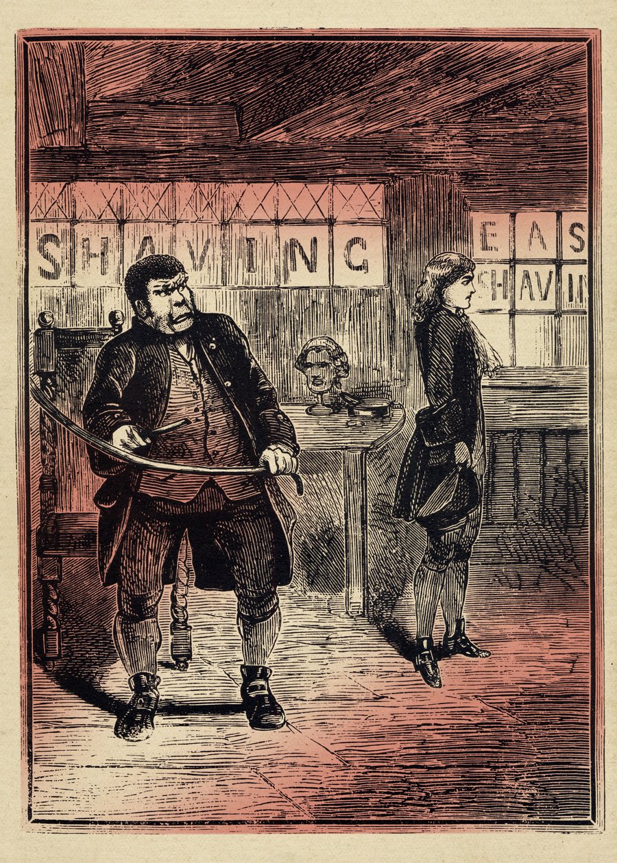 SWEENEY TODD DIABOLSKÝ HOLÍČ Z FLEET STREET od Unbekannter Künstler