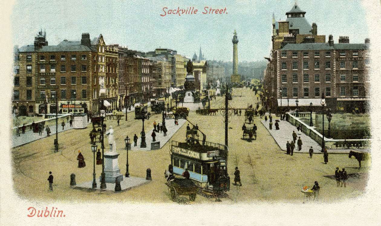 Sackville Street, Dublin od Unbekannter Künstler
