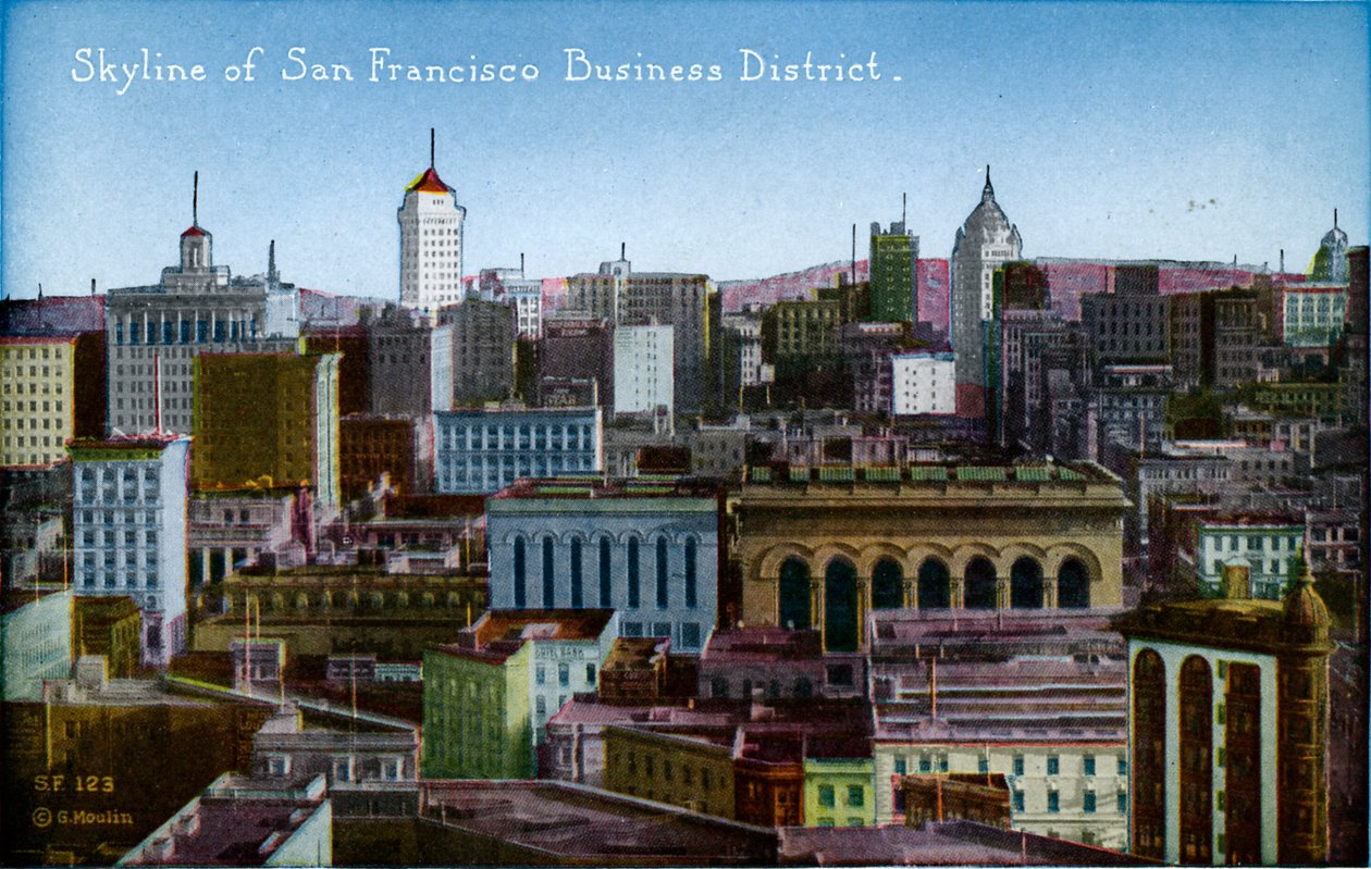 San Francisco: Obchodní čtvrť od Unbekannter Künstler