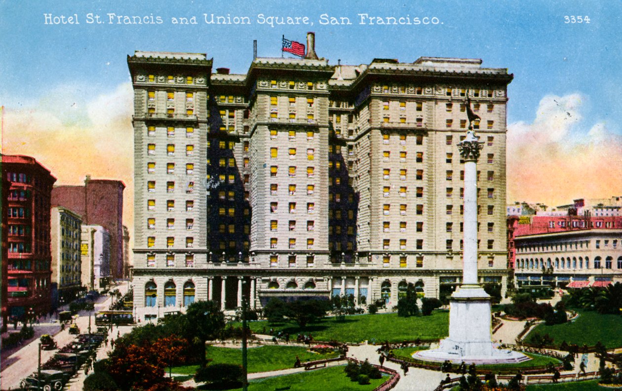 San Francisco: Francis a Union Square od Unbekannter Künstler