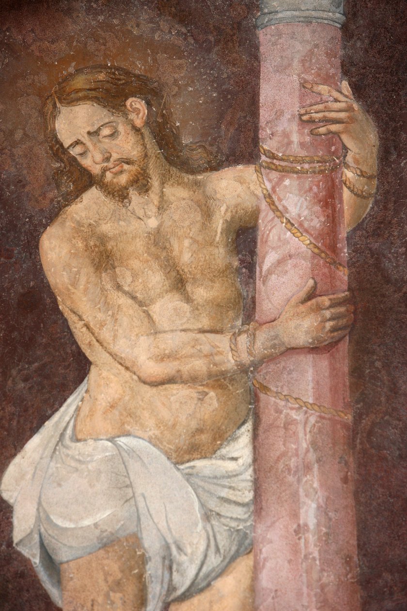 Kostel San Jeronimo. Tied Christ Madrid Španělsko od Unbekannt