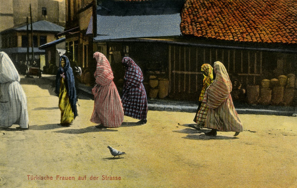 Sarajevo - zahalené turecké ženy od Unbekannter Künstler