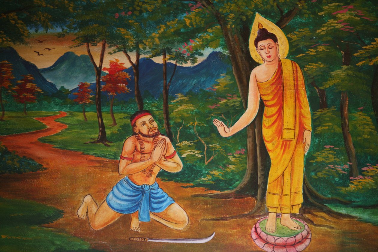 Scéna ze života Buddhy Vientiane Laos od Unbekannt