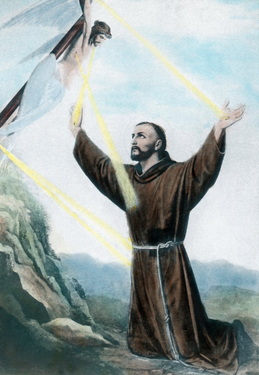 Scéna ze života svatého Františka z Assisi od Unbekannter Künstler