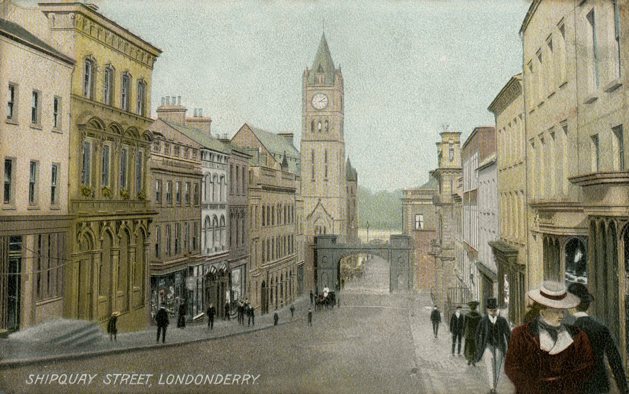 Shipquay Street, Londonderry od Unbekannter Künstler