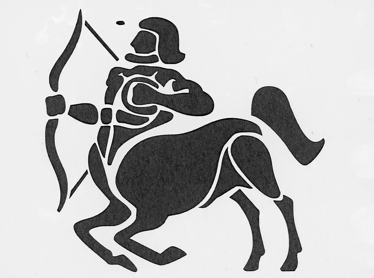 Znamení zvěrokruhu: střelec (Astrologické znamení: sagittarius) Soukromá sbírka od Unbekannter Künstler
