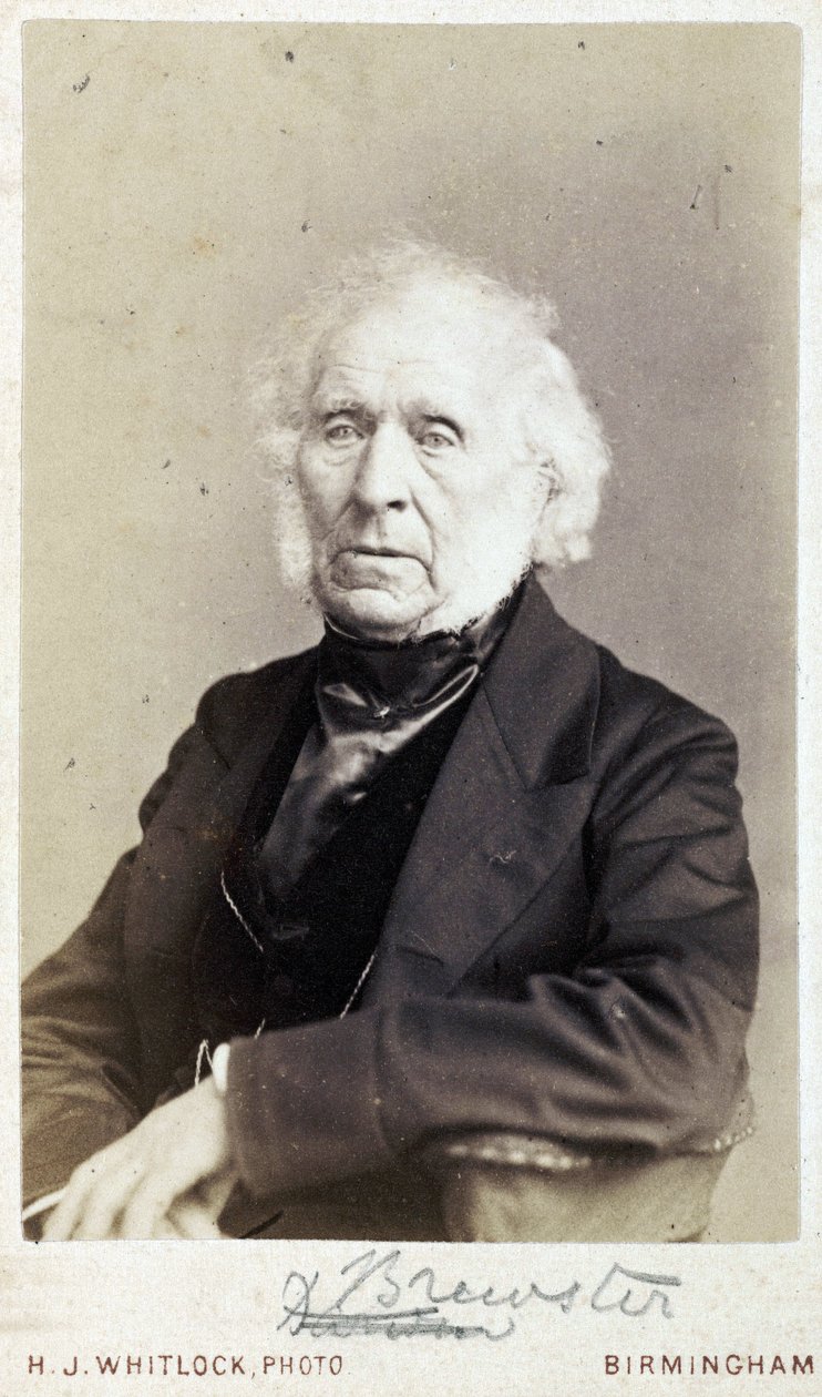 Sir David Brewster, skotský fyzik, c 1860 od Unbekannt