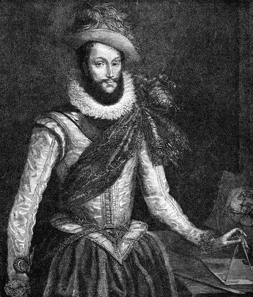 Sir Walter Raleigh od Unbekannter Künstler