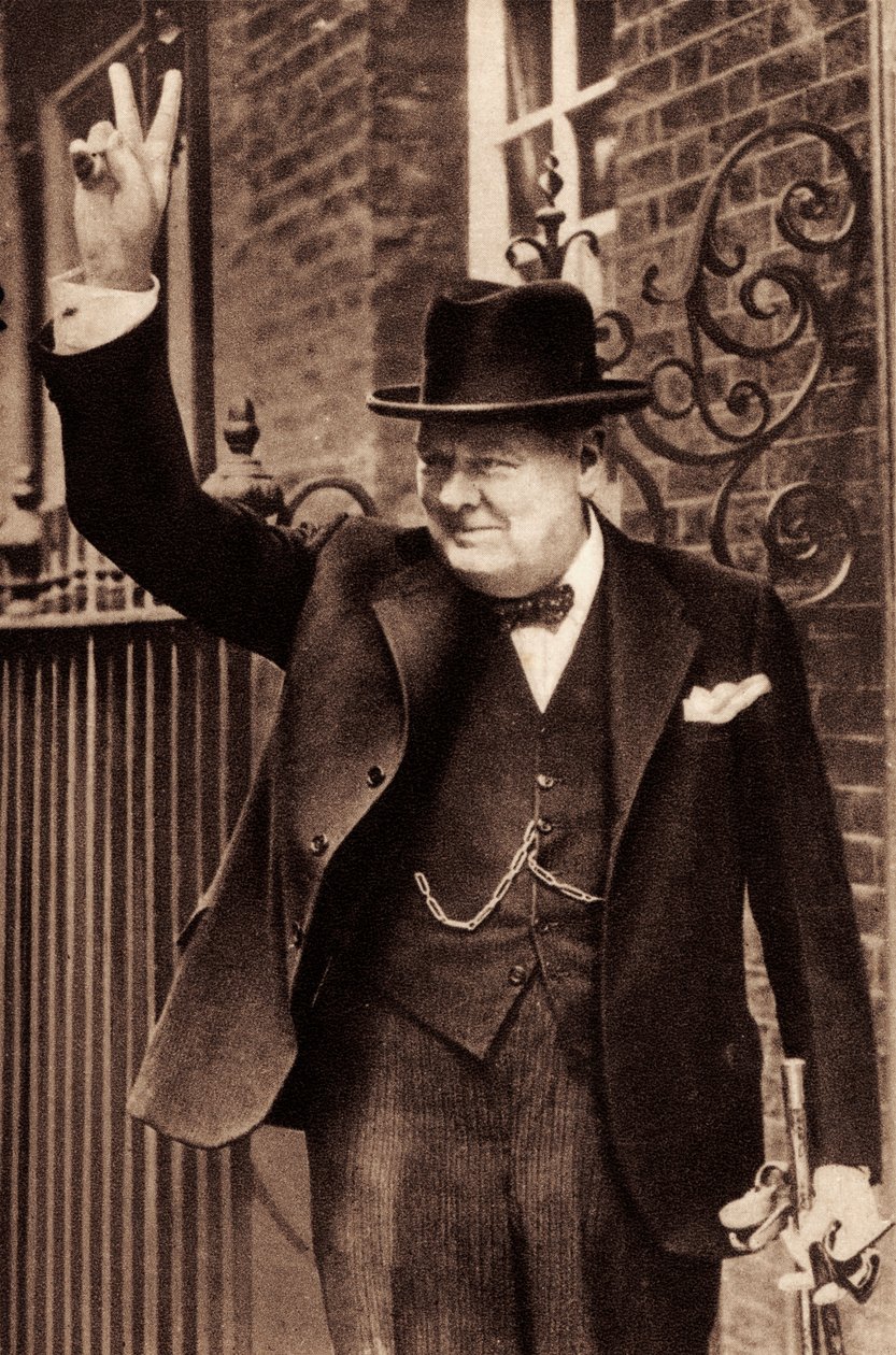 Sir Winston Churchill - od Unbekannter Künstler