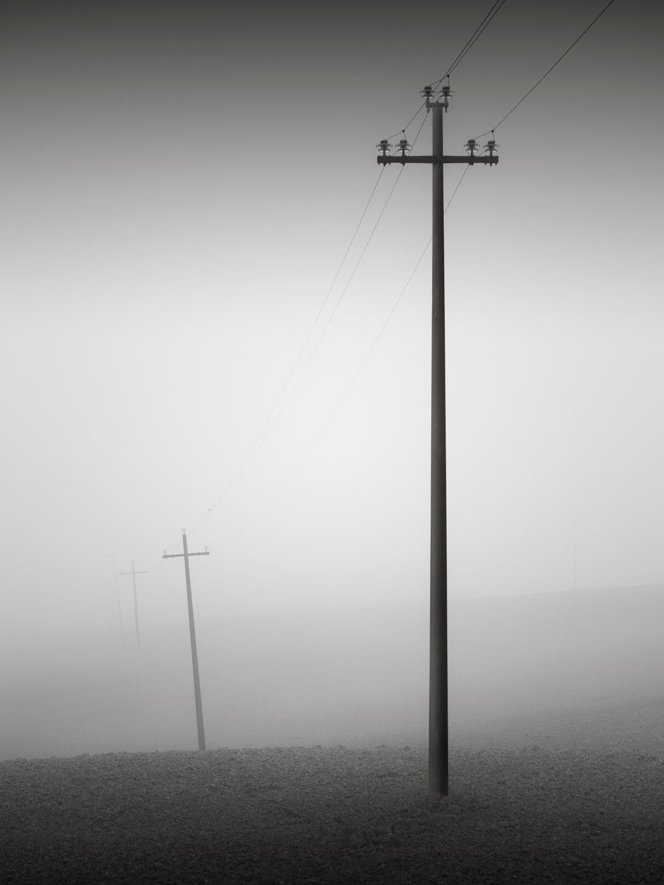 Solidarita, Toskánsko, Itálie, 2015 (černobílá fotografie) od Leopold Blonder