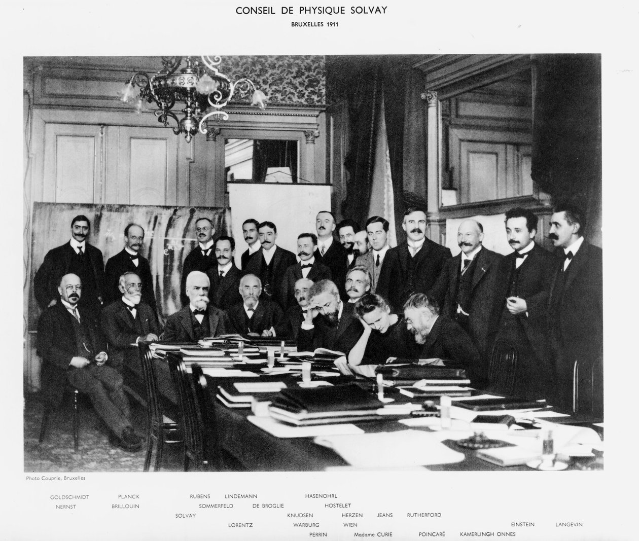 Konference Solvay, Brusel od Unbekannt