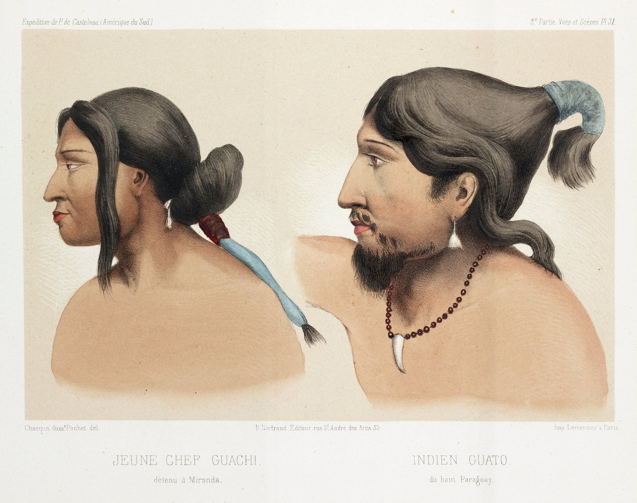 Jihoameričtí Indiáni, c 1843-1847 od Unbekannt
