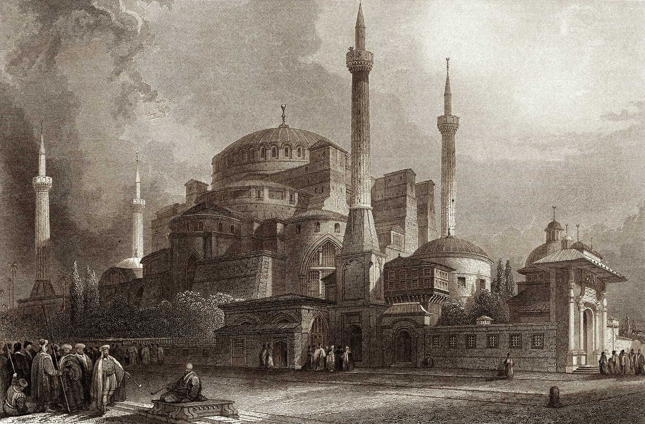 Svatá Sofie / Hagia Sophia Konstantinopol od Unbekannter Künstler