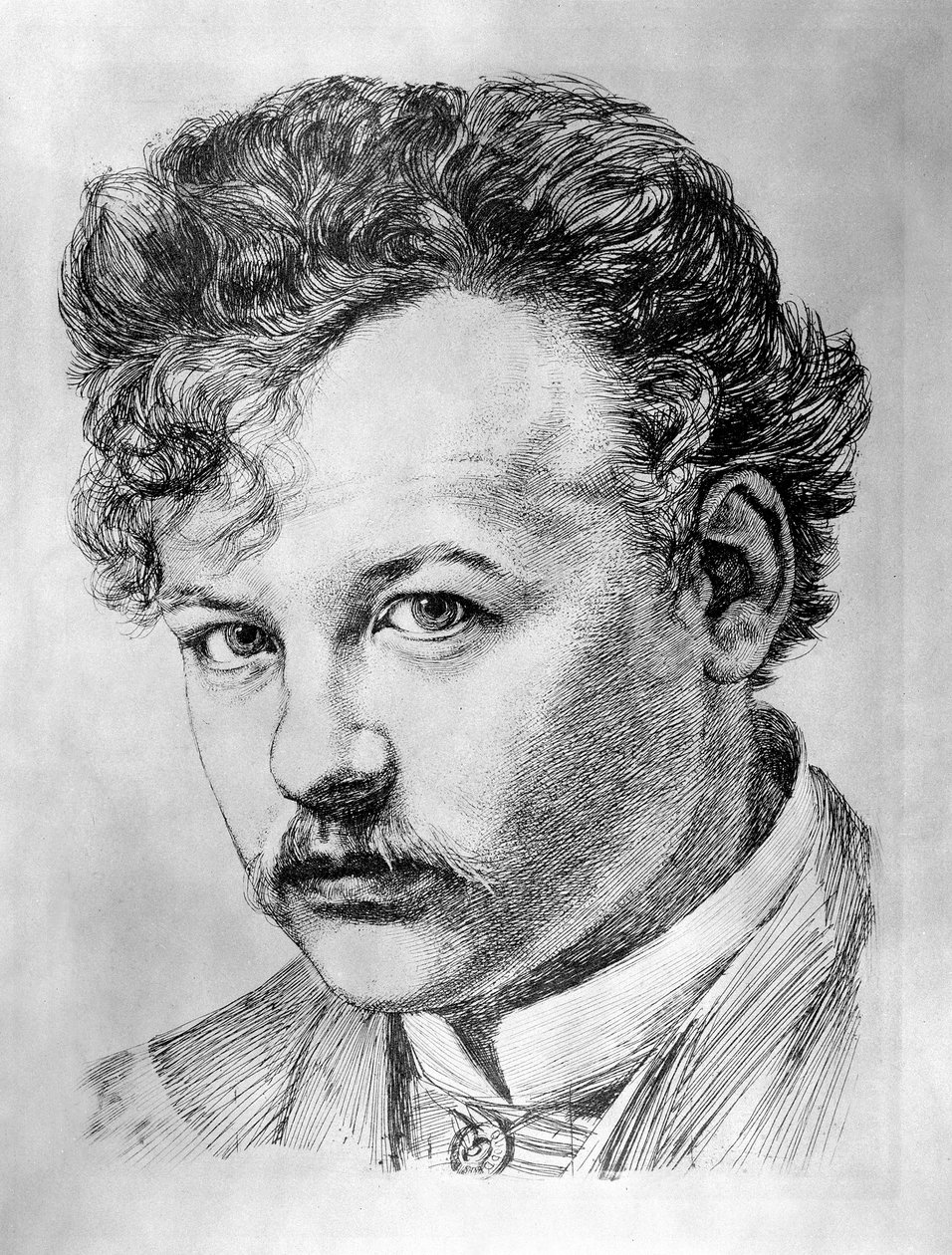 Švýcarsko Art Karl Stauffer od Unbekannt