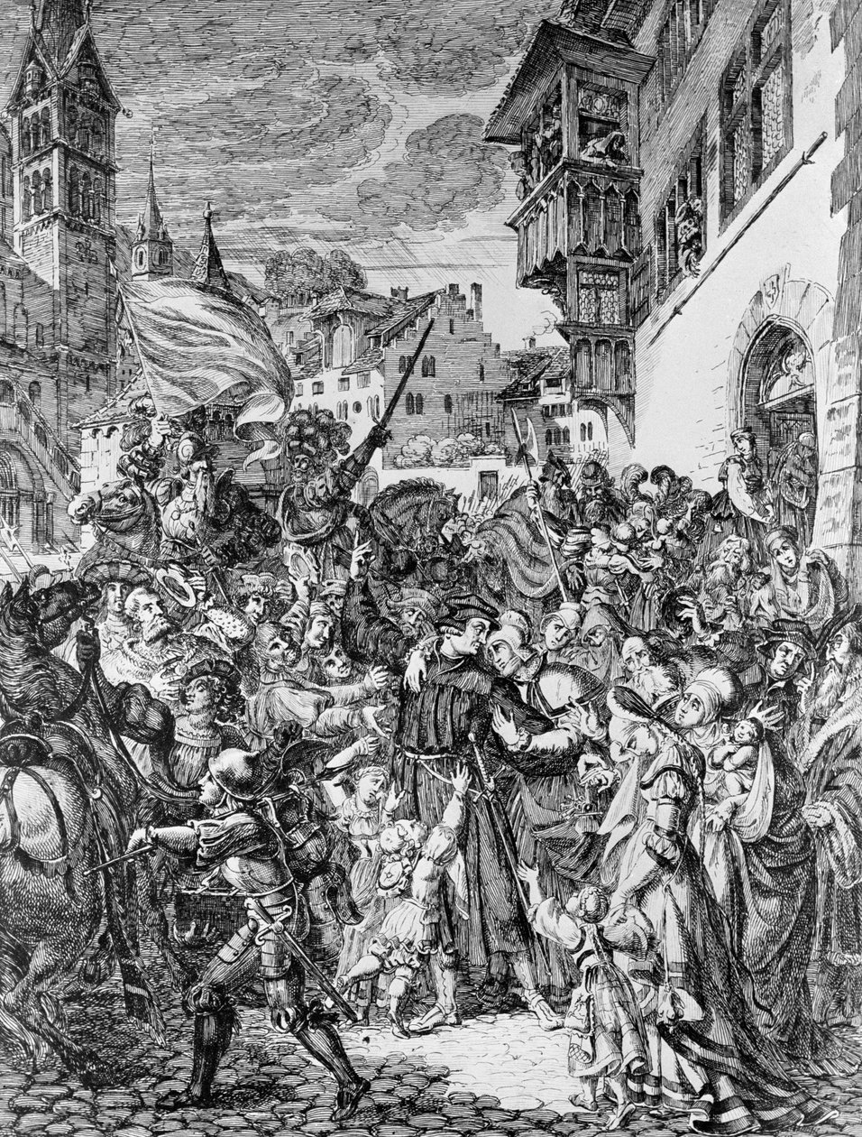 Švýcarská reformace Ulrich Zwingli od Unbekannt