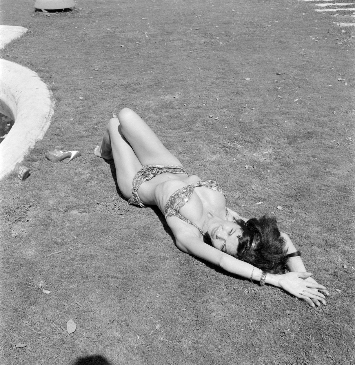 HEREČKA LAYA RAKI NA BENÁTSKÉM LIDO - 1961 od Unbekannt