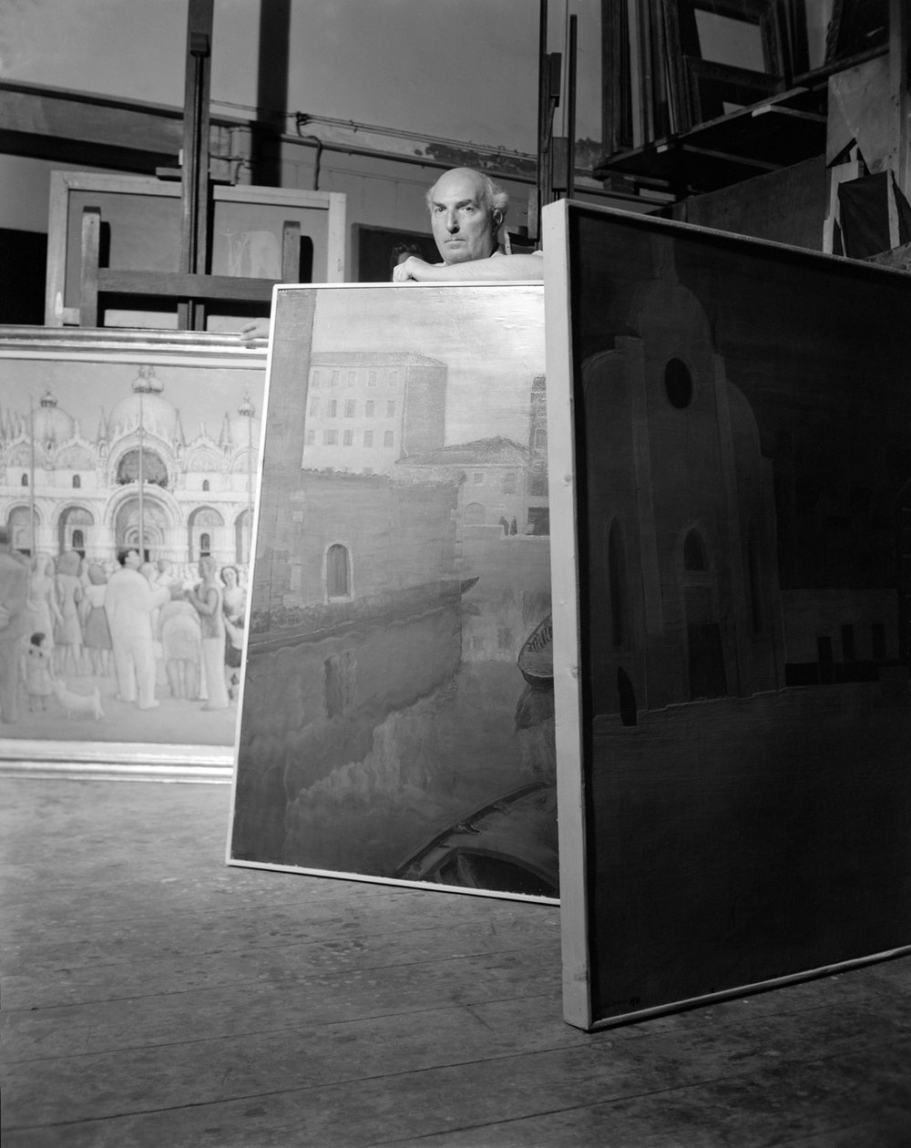 MALÍŘ Guido CADORIN V BENÁTKÁCH - 1952 od Unbekannt