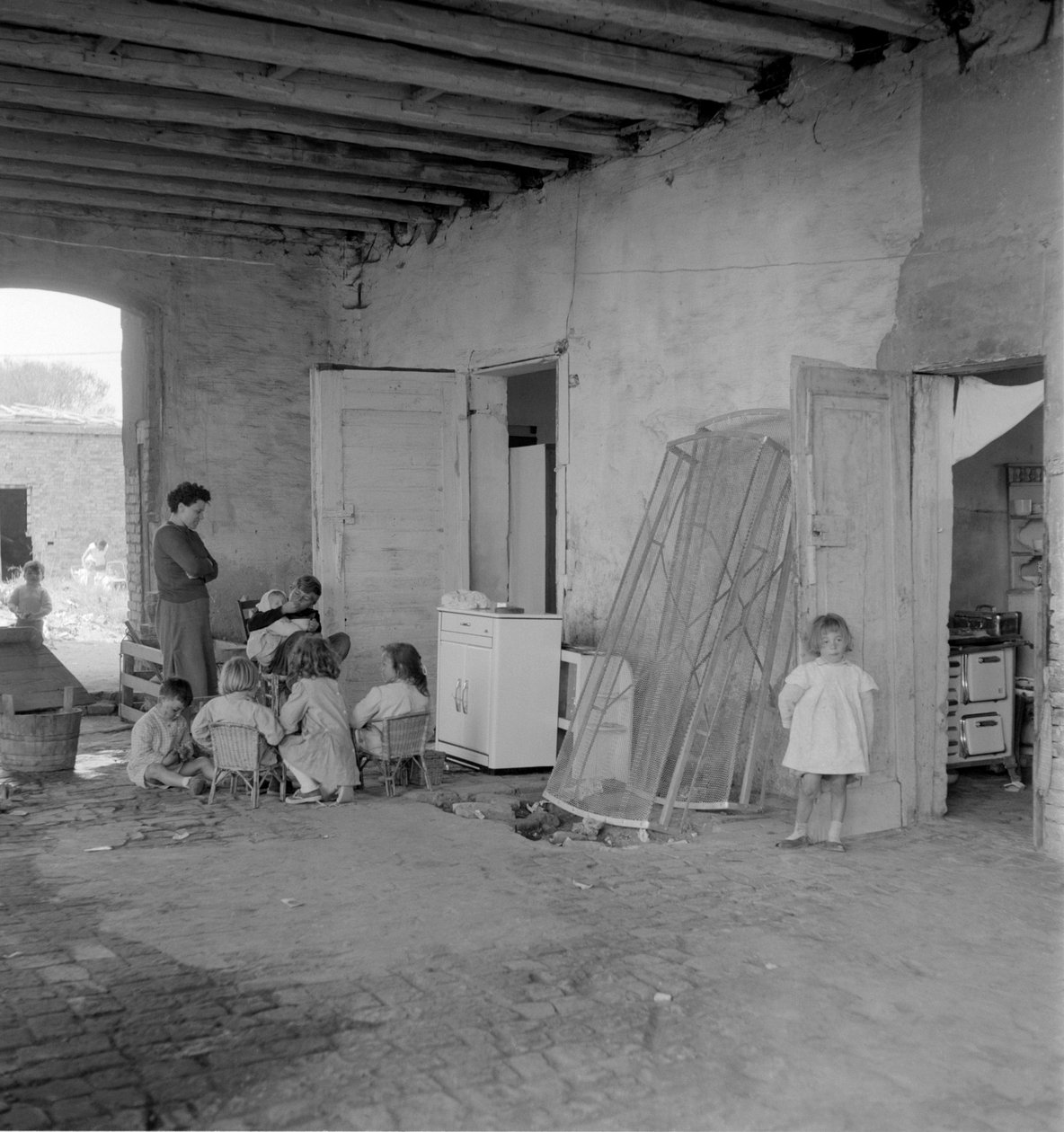 SACCA San BIAGIO IN GIUDECCA (BENÁTKY): ostrov laguny, kde se hromadí skládky Benátek, obyvatel. 1965 od Unbekannt