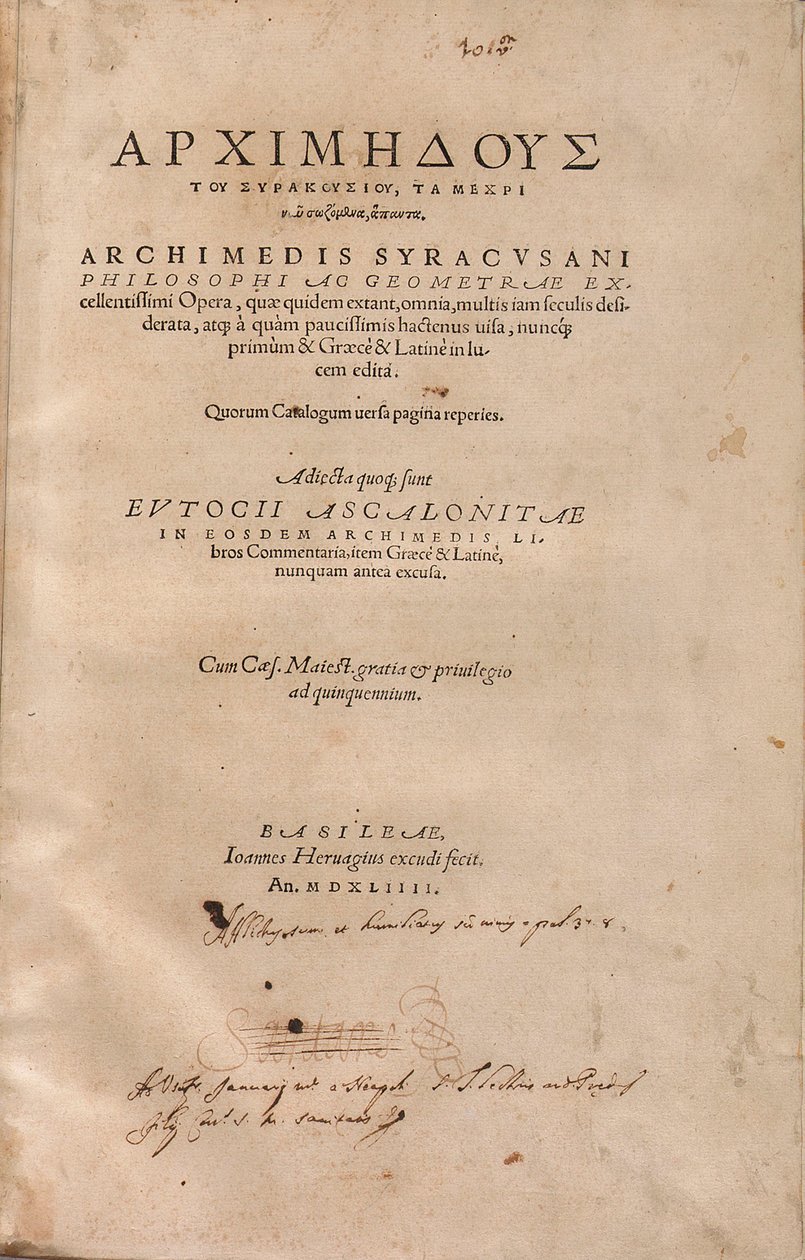 Archimedes Palimpsest od Unbekannt
