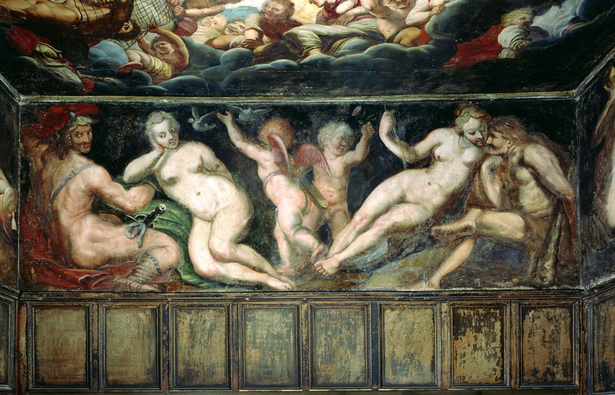 The Frieze in the Elysium Room (foto) od Unbekannter Künstler