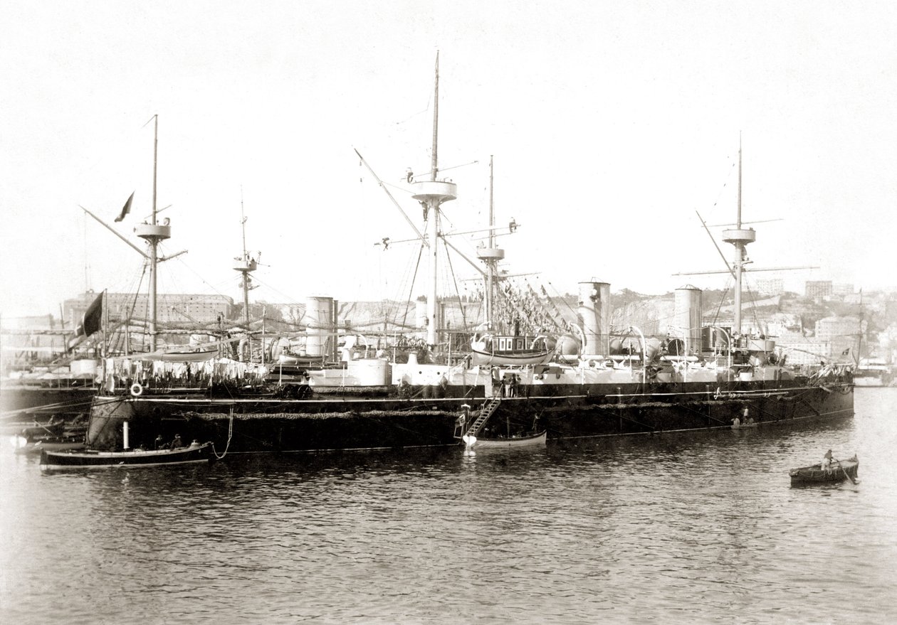 Italské torpédo "Etna" kolem roku 1885. od Unbekannter Künstler