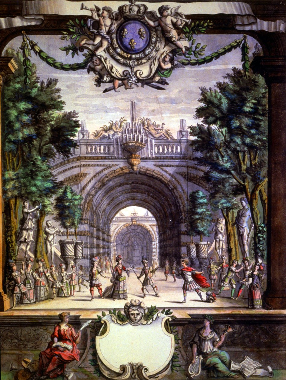 Královské rozkoše, balet pro krále Louixe XIV. ve Versailles od Unbekannter Künstler