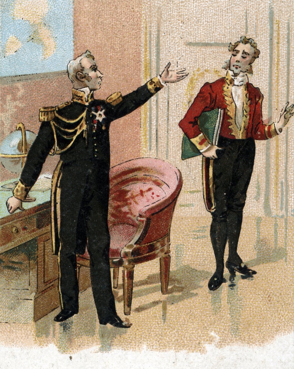Ministr námořnictva Charles Lemercier de Longpre, baron d