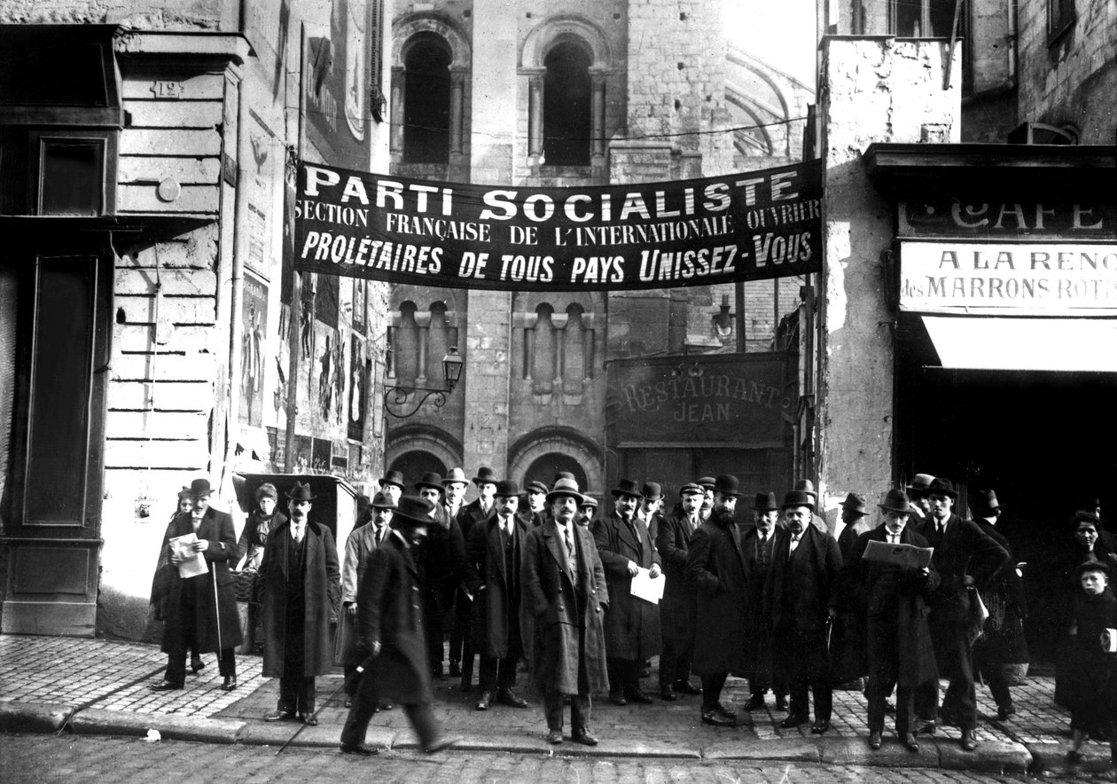 Socialistický kongres ve francouzském Tours 25.-30. prosince. od Unbekannter Künstler