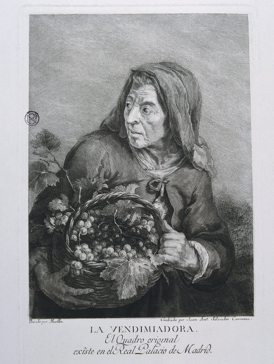 Vintíř, asi 1770 (rytina) od Unbekannter Künstler