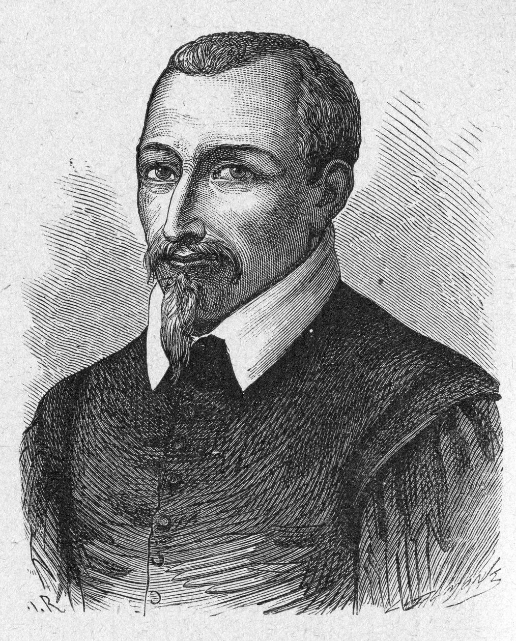Lékárník Olivier de Serres, asi 1880 (Rytina) od Unbekannter Künstler