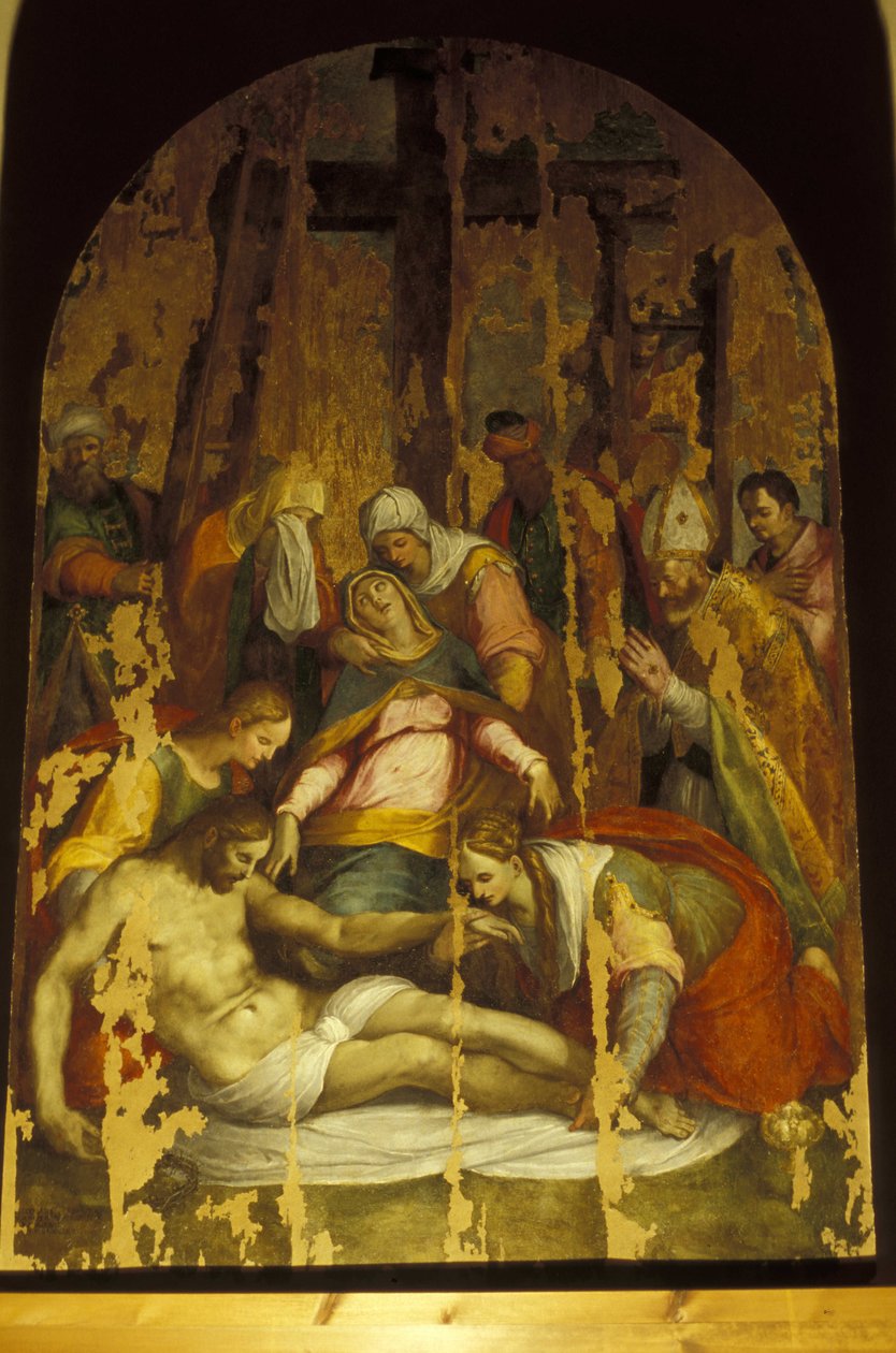 Depozice, Luca Signorelli, obrazová galerie Volterra, Toskánsko, Itálie od Unbekannt