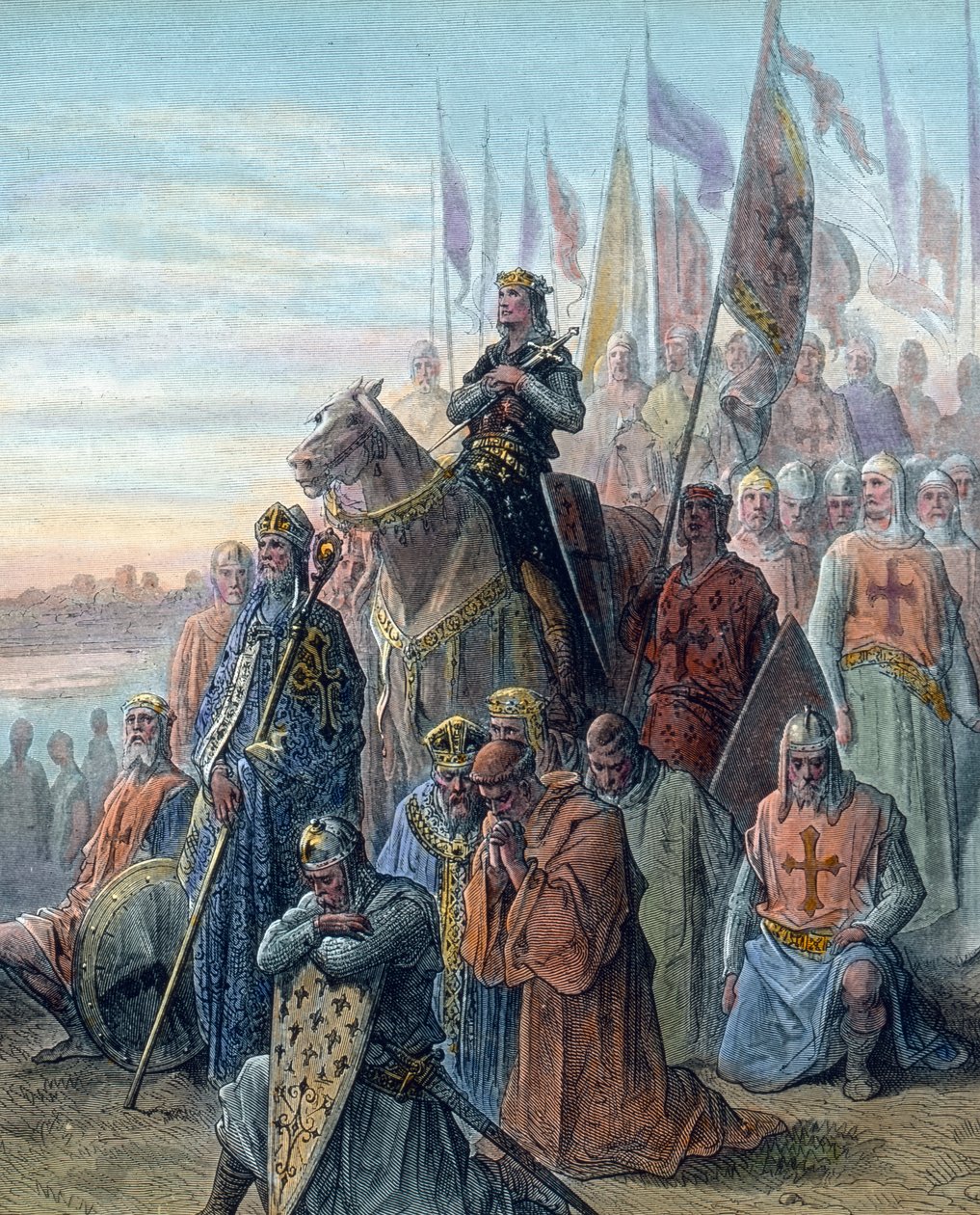 Přistání v Damiette od Unbekannter Künstler