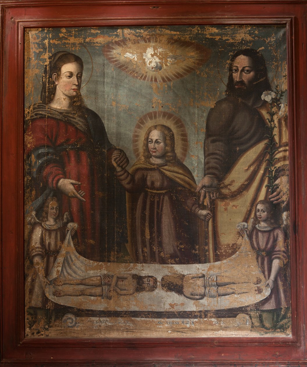 Farní kostel. Interiér. Malba. od Unbekannt